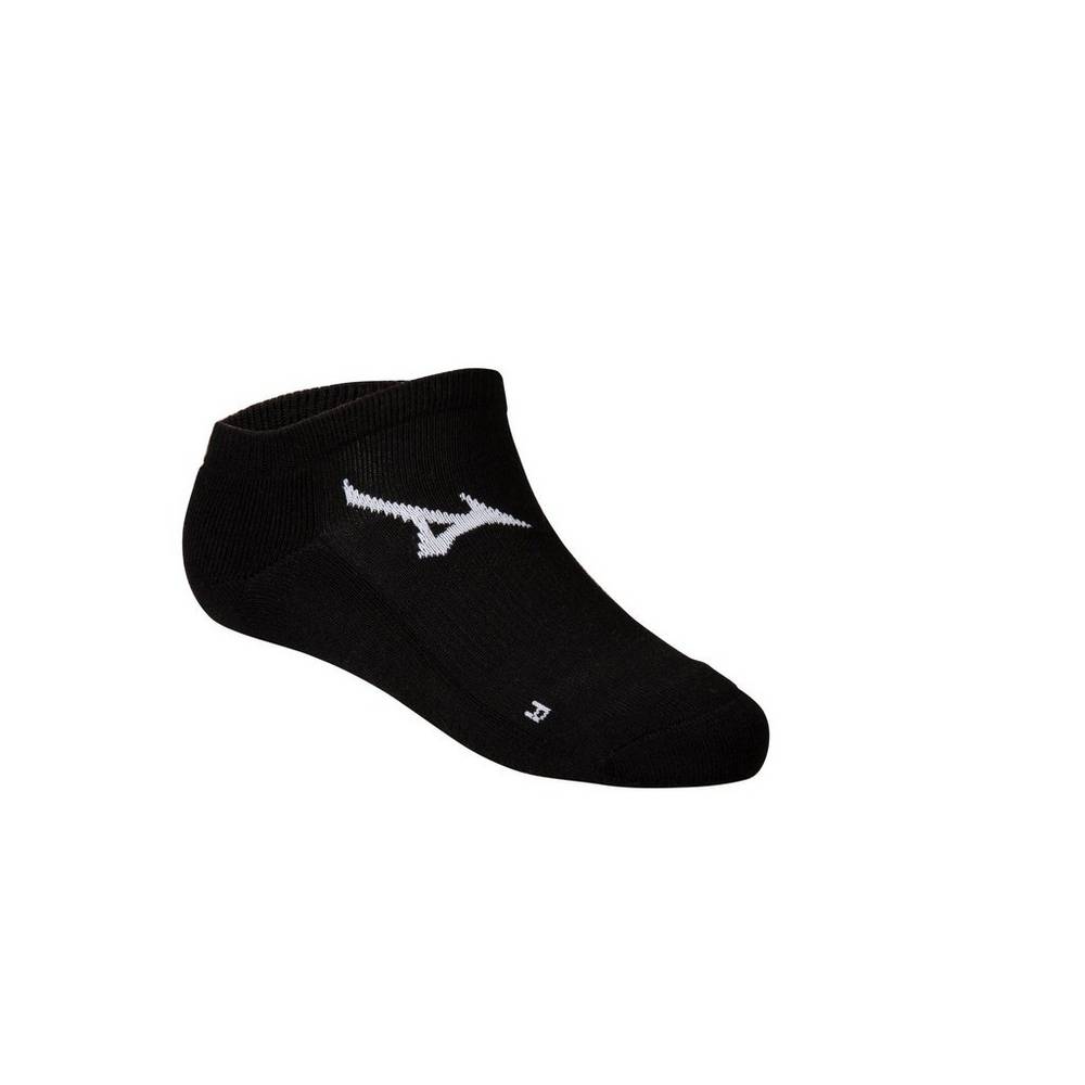 Panske Ponožky Mizuno RUNBIRD® No Show Čierne Vypredaj XIOY86531